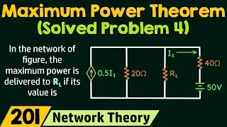 Maximum Power Transfer Theorem (Solved Problem 4)