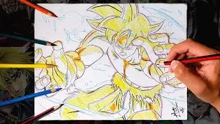 Dibujo de Goku ULTRAINSTINTO 