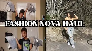 FASHION NOVA HAUL ( my first haullllll + college prep + business attire + basic tees )