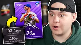 i hit a 400 FOOT MOONSHOT with 99 PETE ALONSO!!