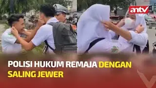 Tak Pakai Helm, Pelajar Dihukum Saling Jewer Telinga | ANTV NEWS+