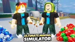 A FRIEND AND I WENT TO 1200M DEEP! I Bought a New Pickaxe | Roblox: Ultimate Mining Simulator #2