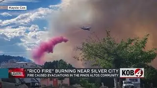 Crews working to suppress Rico Fire north of Silver City
