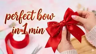 How to Make Bow | Satin Ribbon Bow Tutorial | Easy DIY Ribbon Bow | Gift Wrapping Ideas