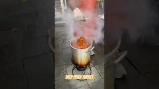 Deep Fried Turkey #youtubeshort #thanksgiving #deepfriedturkey
