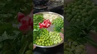 घरचा स्वाद & food is live! भोगीची भाजी आणि बटाटा भजे / Bhogichi Bhaji Aani Btata Bhaje