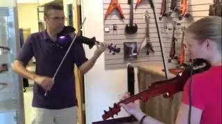 Free improv duet at Electric Violin Shop
