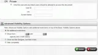 Document Visibility in Edline