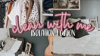 Deep Clean With Me 2020 // clean my room + organise *isolation cleanout*