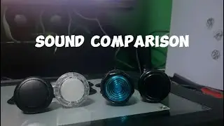 sound comparison (sanwa) (hori hayabusa) (qanba gravity ks) (gamer finger)button