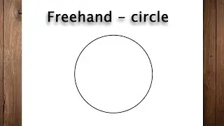 How to draw a perfect circle freehand