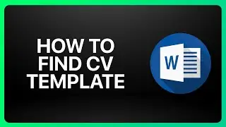 Как найти шаблон резюме в Microsoft Word