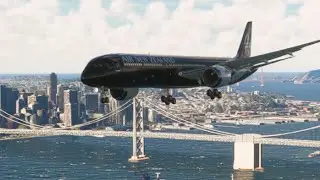 tragedy when the plane landed at Oakland airport / game