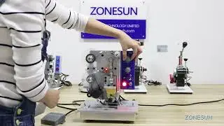 ZONESUN Semi-automatic Electric Hot Stamp Ribbon Code Printer HP-241B