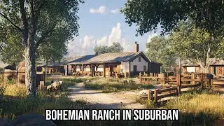 Bohemian Ranch in Suburban Enhanced with stateoftheart amenities Architecture and Interior Design