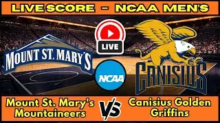 🔴 Mount St. Mary's Mountaineers vs Canisius Golden Griffins | NCAA Men&rsquo;s Basketbal Live Score Jan 17
