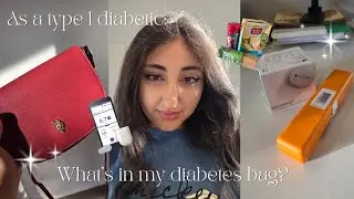 What I pack in my bag | Type 1 Diabetes | Travel Edition✈️🩸