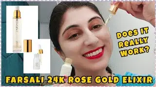#review#farsali#rosegoldelixir#skincare||Reviewing Farsali Rose Gold Elixir,it works n how!!||