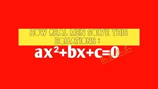 how did we find the solutions of second degree equations in the first place.                 #shorts