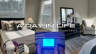 A Day in My Life: vlog, weight loss Journey, Apartment Tour & Chipotle Run! 🏡🏋️‍♀️🌯