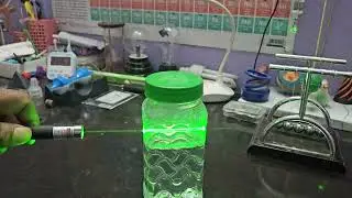 Mixture of gas with liquid a colloidal solution. #science #experiment #colloidalsolutions