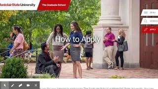 How to Apply Tutorial - The Graduate School at Montclair State