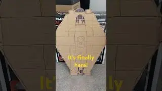 The cardboard Ghost makes way for the Haslab Ghost #starwars #rebels #theGhost #MAKMCSWF