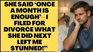 She Said ‘Once a Month Is Enough’—I Filed for Divorce What She Did Next Left Me Stunned!”