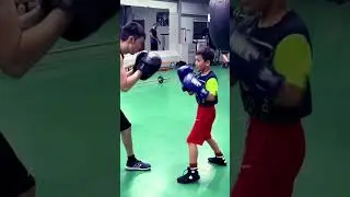 Маленький боксёр #бокс #тренировка #мотивация