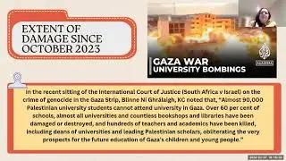 How can UK universities support Higher Education in Palestine?