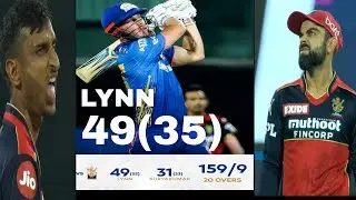 Chris Lynn 49 run mumbai indians virat shocked