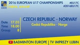 #2016EU17C Lubin - group 8 - CZECH REPUBLIC - NORWAY