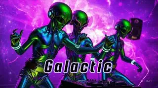Alien Rave | Galactic Visuals with Techno-Industrial Beats