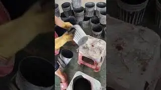 vintage flower pot making process
