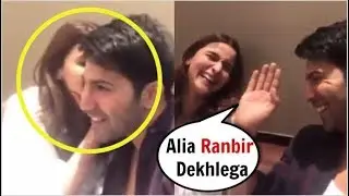 Alia Bhatt KISSES Varun Dhawan in LIVE Video Chat Announcing Kalank Trailer Launch