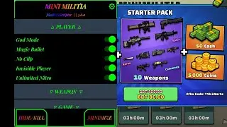1000% hack of mini militia how to hack mini Militia #minimilitia 
