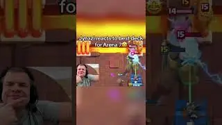 Jynxzi reacts to best deck for Arena 7🤩#jynxzi #clashroyale #reacts #fypシ