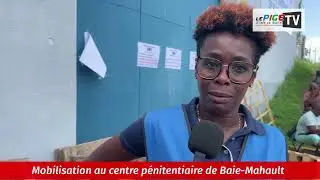 Mobilisation au centre pénitentiaire de Baie-Mahault