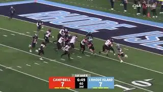 Campbell vs Rhode Island Football Highlights | 2025 CAA Football
