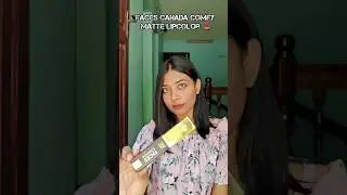 Faces Canada comfy Matte lipcolor 💄 Shade: Note to self @AbhiSekar #shorts #lipstick #swatches #yt