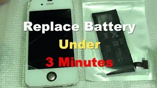 iPhone 4S: Replace the Battery Under 3 Minutes !!!