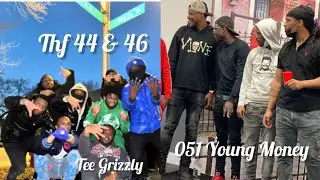 Tee Grizzly in Chicago in the hood with Thf 44 & 46, Better not let 051 Young Money find out