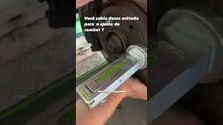 Voc&ecirc; sabia que o ajuste de camber muitas vezes pode ser feito dessa forma!?