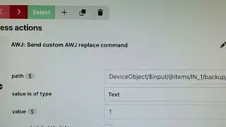 Controlling Analog way Aquilon input backup using companion
