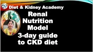 Renal Nutrition Model (English) - 3-day guide to CKD diet.