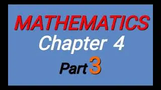 Freshman Mathematics Chapter 4 part 3 Parabola Afaan Oromoo
