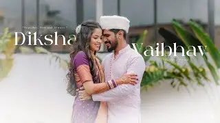 The Most Beautiful Engagement Highlights | Diksha & Vaibhav | Cinematic Love Story | Marathi Couple