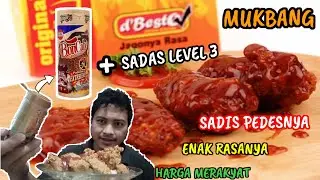 MUKBANG SADAS LEVEL 3 + BON CABE LEVEL 30 | REVIEW JUJUR | d'Besto