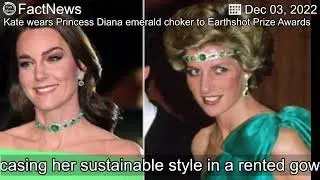 Kate wears Princess Diana emerald choker to Earthshot Prize Awards