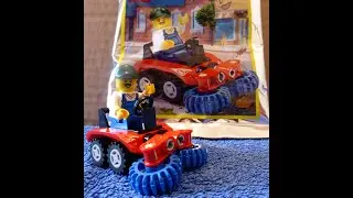 LEGO City Magazin 952106 Kehrmaschine Stra&szlig;enkehrer Simon Silber YellowSteiny